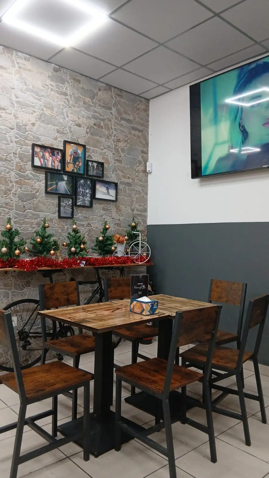 Decoración con temática ciclista